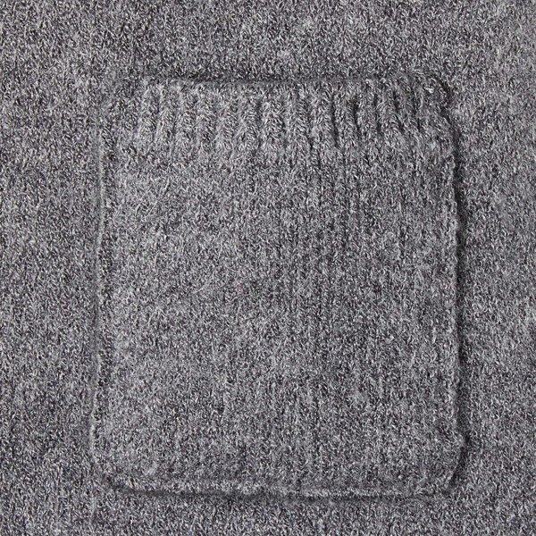 Show full view: Frisco Collared Dog & Cat Sweater Cardigan, Gray, X-Small slide 6 of 9