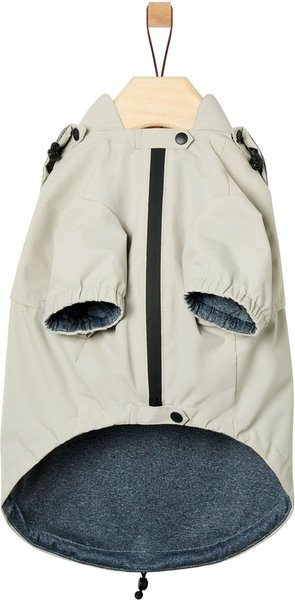 Show full view: Frisco Ultra Lightweight Dog & Cat Windbreaker with Removable Hood, Gray, Small slide 5 of 10