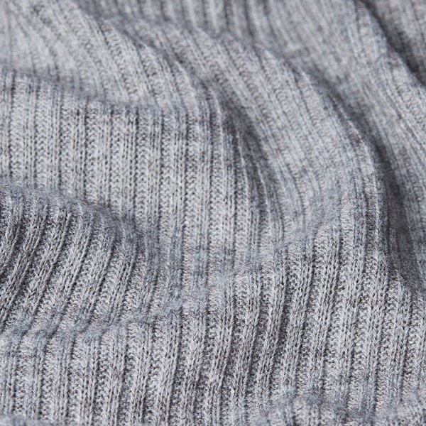 Show full view: Frisco Ribbed Henley Dog & Cat T-Shirt, Gray, Large slide 5 of 8