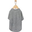Show in main carousel: Frisco Ribbed Henley Dog & Cat T-Shirt, Gray, Large slide 3 of 8