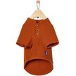 Show in main carousel: Frisco Ribbed Henley Dog & Cat T-Shirt, Brown, X-Large slide 4 of 8
