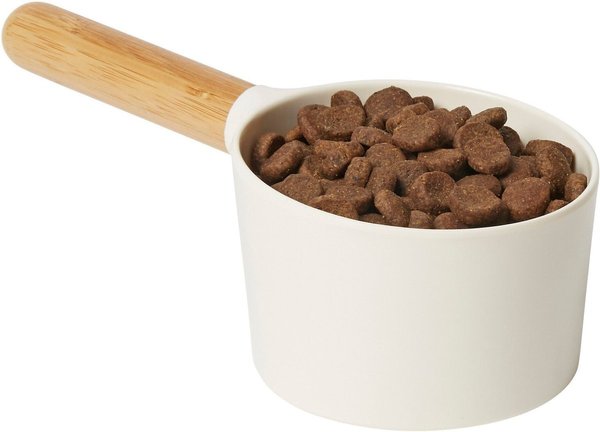 Show full view: Frisco Melamine Dog & Cat Food Scoop with Bamboo Handle, 1 cup slide 3 of 5