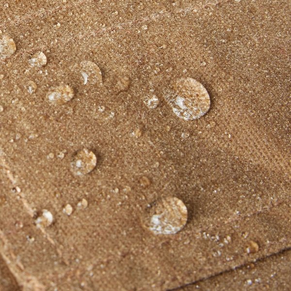 Show full view: Frisco Mediumweight Waxed Canvas Dog & Cat Flannel Lined Coat, Tan, X-Small slide 7 of 10