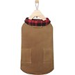 Show in main carousel: Frisco Mediumweight Waxed Canvas Dog & Cat Flannel Lined Coat, Tan, X-Small slide 4 of 10