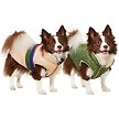 Show in main carousel: Frisco Lightweight Reversible Striped Packable Dog & Cat Puffer, Cream, Medium slide 1 of 9
