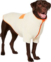 Frisco Lightweight Polar Fleece Dog & Cat 1/4 Zip, Cream, XX-Large