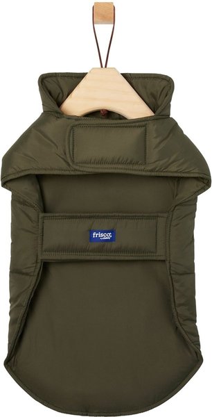 Show full view: Frisco Lightweight Basic Dog & Cat Puffer, Green, Large slide 4 of 9