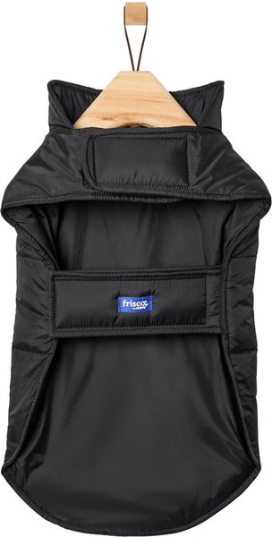 Show full view: Frisco Lightweight Basic Dog & Cat Puffer, Black, X-Large slide 4 of 9