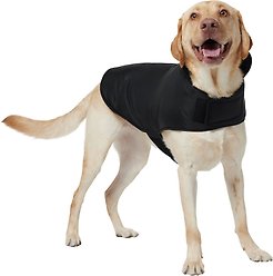 Frisco Lightweight Basic Dog & Cat Puffer, Black, X-Large