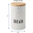 Show in main carousel: Frisco Ceramic Treat Jar with Wood Lid, 4 cup slide 2 of 6
