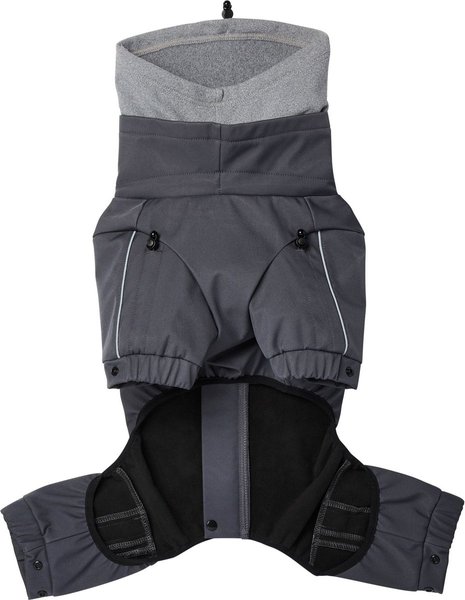 Show full view: Frisco All Weather Bonded Dog Suit with Knit Snood, Charcoal, Small slide 4 of 9