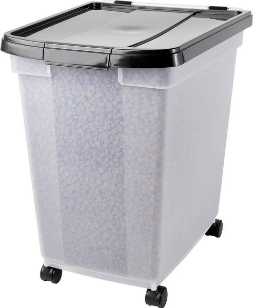 Show full view: Frisco Airtight Food Storage Container, Clear/Black, 61.5-L slide 3 of 9