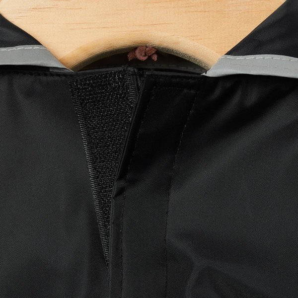 Show full view: Frisco Lightweight Rainy Days Dog Raincoat, Black, Large slide 5 of 10