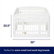 Show in main carousel: Frisco 4-Panel Plastic Dog Exercise Playpen with Door, 24-in H, White slide 2 of 10