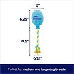 Show in main carousel: Frisco Birthday Balloon Dog Toy, Blue, Medium/Large slide 2 of 6