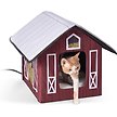 Show in main carousel: K&H Pet Products Outdoor Heated Kitty House Cat Shelter, Barn slide 1 of 9