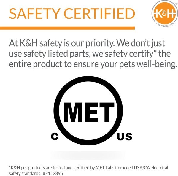 Show full view: K&H Pet Products Outdoor Heated Kitty House Cat Shelter, Gray/Black slide 6 of 9