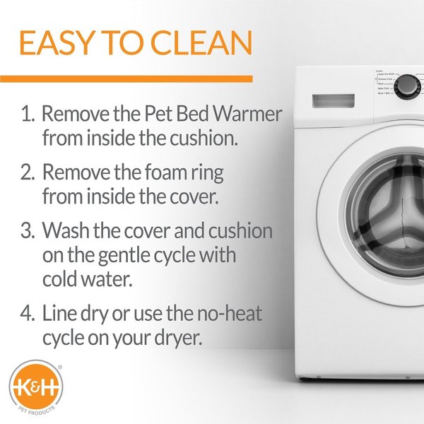 Show full view: K&H Pet Products Thermo-Kitty Bed Indoor Heated Cat Bed, Sage, Small slide 8 of 10