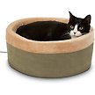 Show in main carousel: K&H Pet Products Thermo-Kitty Bed Indoor Heated Cat Bed, Sage, Small slide 1 of 10