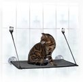 K&H Pet Products EZ Mount Cat Window Perch, Gray