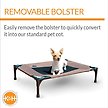 Show in main carousel: K&H Pet Products Original Bolster Pet Cot Elevated Dog Bed, Chocolate, Medium slide 4 of 10