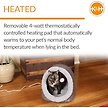 Show in main carousel: K&H Pet Products Thermo-Pet Cave Covered Indoor Heated Cat Bed & Tunnel, Gray slide 5 of 10