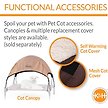 Show in main carousel: K&H Pet Products Original Bolster Pet Cot Elevated Dog Bed, Chocolate, Medium slide 6 of 10