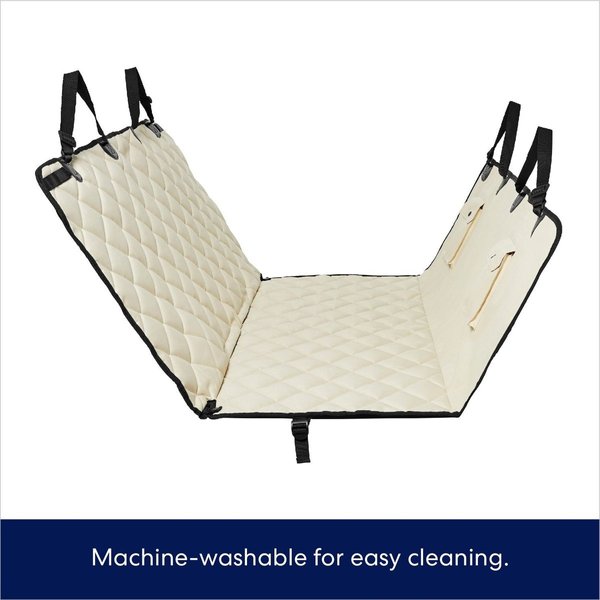 Show full view: Frisco Quilted Water Resistant Hammock Car Seat Cover, Cream, Regular slide 6 of 8