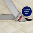 Show in main carousel: Frisco Quilted Water Resistant Hammock Car Seat Cover, Cream, Regular slide 4 of 8