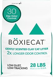 Boxiecat Gently Scented Premium Clumping Clay Cat & Kitty Litter, 12.7-kg bag