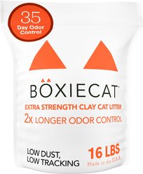 Boxiecat Extra Strength Odour Control Clumping Clay Cat & Kitty Litter, 7.26-kg bag