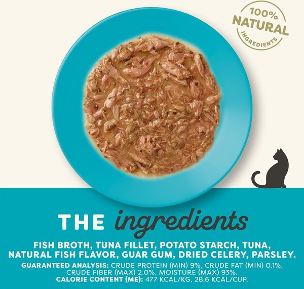 Show full view: Applaws Tuna Fillet Recipe in Gravy Wet Cat Food, 2.12-oz pot, case of 10 slide 3 of 8