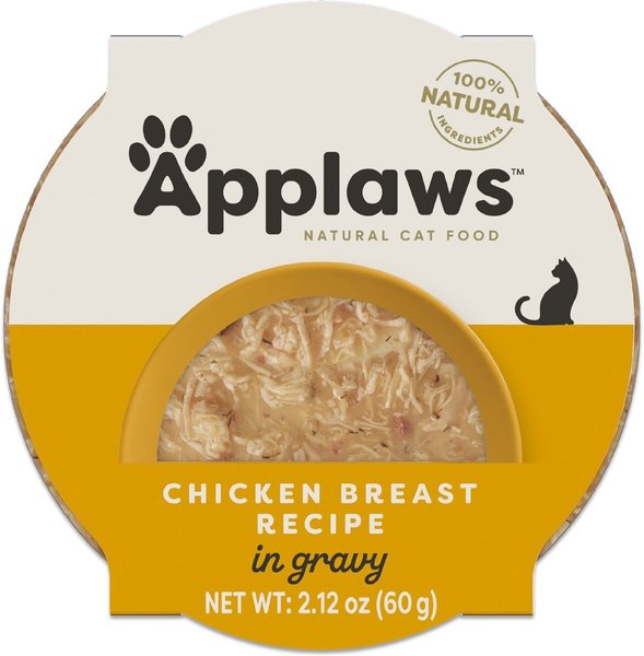 Show full view: Applaws Chicken Breast Recipe in Gravy Wet Cat Food, 2.12-oz pot, case of 10 slide 8 of 8