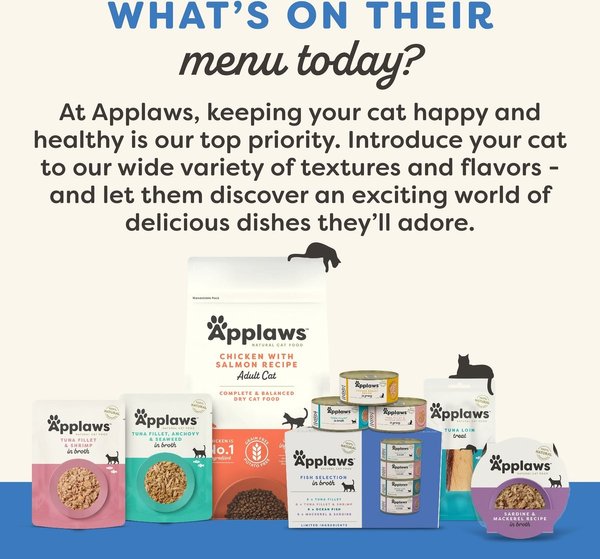 Show full view: Applaws Tuna Fillet & Crab Recipe in Broth Wet Cat Food, 2.12-oz pot, case of 10 slide 6 of 7