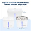 Show in main carousel: PetSafe Viva Plastic Cat & Dog Fountain, White, 64-oz slide 4 of 7