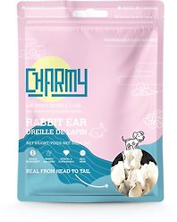 Charmy Air-Dried Rabbit Ear Dog Treats, 35-g bag