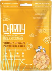 Charmy Air-Dried Turkey Breast Dog & Cat Treats, 90-g bag