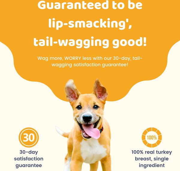 Show full view: Charmy Air-Dried Turkey Breast Dog & Cat Treats, 90-g bag slide 5 of 6