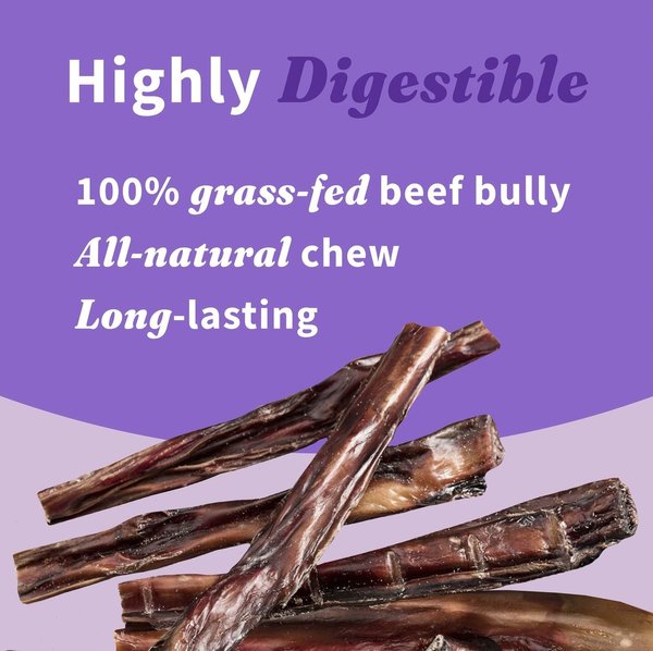 Show full view: Halo Bully Sticks Dog Treats, 6 count slide 3 of 7