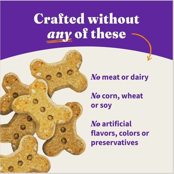 Show full view: Halo Plant-Based Dog Treats with Sweet Potato & Carrots Vegan Dog Treats, 8-oz bag slide 6 of 8