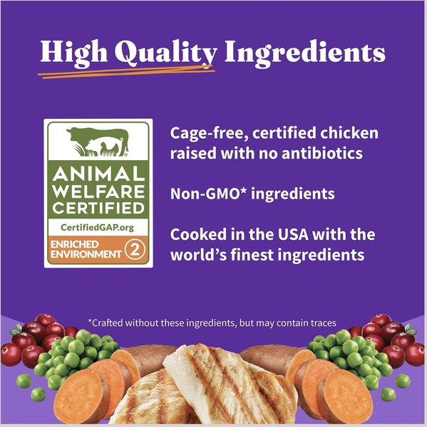 Show full view: Halo Holistic Kitten Food Grain-Free Cage-Free Chicken Recipe Complete Digestive Health Dry Cat Food, 2.72-kg bag slide 6 of 10