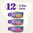 Show in main carousel: Halo Chicken, Salmon, Turkey Variety Pack Adult Grain-Free Soft Pate in Broth Wet Cat Food, 5.5-oz, case of 12 slide 3 of 8