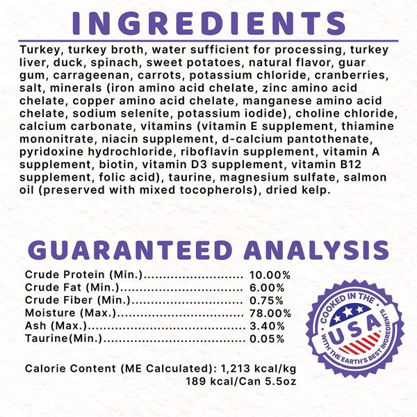 Show full view: Halo Turkey & Duck Recipe Pate Grain-Free Indoor Cat Canned Cat Food, 5.5-oz, case of 12 slide 7 of 8