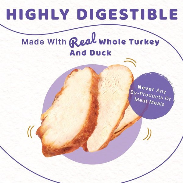 Show full view: Halo Turkey & Duck Recipe Pate Grain-Free Indoor Cat Canned Cat Food, 5.5-oz, case of 12 slide 3 of 8