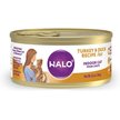 Show in main carousel: Halo Turkey & Duck Recipe Pate Grain-Free Indoor Cat Canned Cat Food, 5.5-oz, case of 12 slide 1 of 8