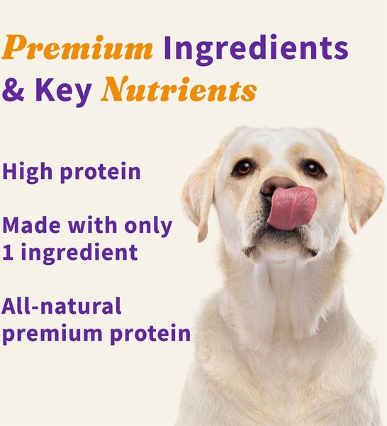 Show full view: Halo 100% Chicken Breast Freeze-Dried Dog Treats, 3.7-oz bag slide 5 of 8
