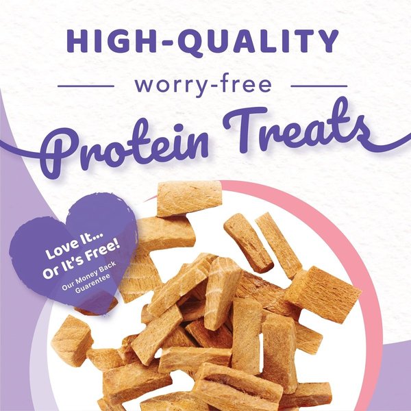 Show full view: Halo Liv-a-Littles Grain-Free 100% Wild Salmon Freeze-Dried Cat Treats, 1.6-oz bag slide 7 of 9