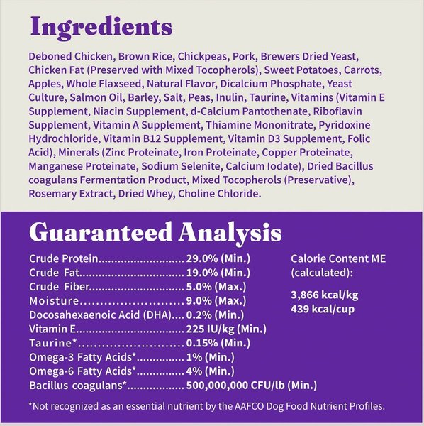 Show full view: Halo Holistic Complete Digestive Health Chicken & Brown Rice Recipe Puppy Dry Dog Food, 4.54-kg bag slide 9 of 11