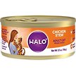 Show in main carousel: Halo Chicken Adult Grain-Free Soft Pate in Broth Wet Cat Food, 5.5-oz can, case of 12 slide 1 of 10