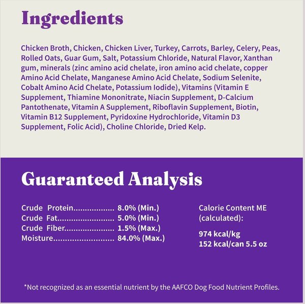 Show full view: Halo Holistic Chicken Stew Adult Canned Dog Food, 5.5-oz case of 12 slide 7 of 8